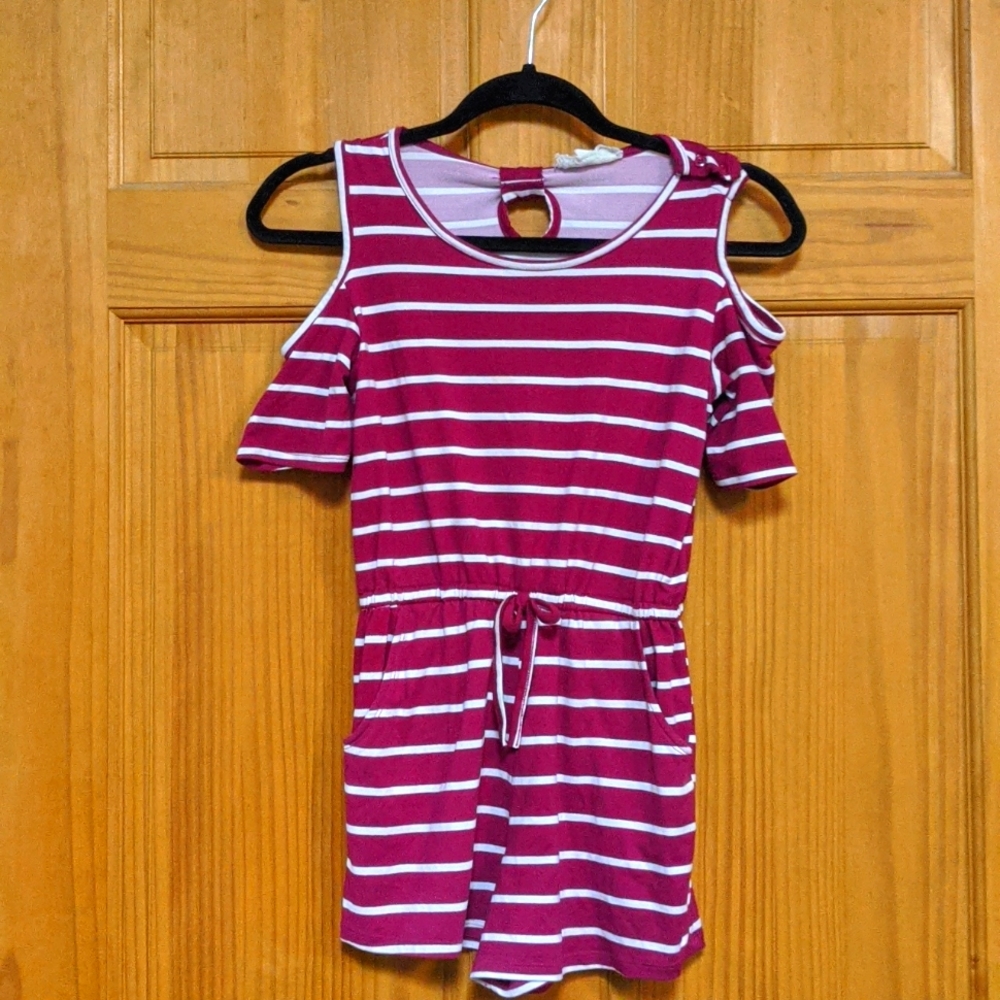 💗Cute Maroon Girls Romper💗
